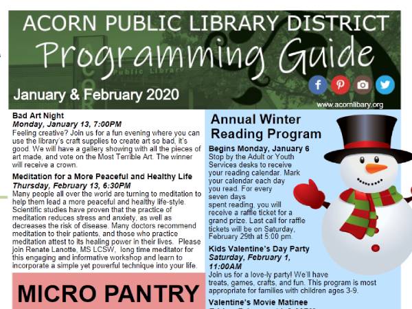 Programming Guide January/February 2020 – Acorn