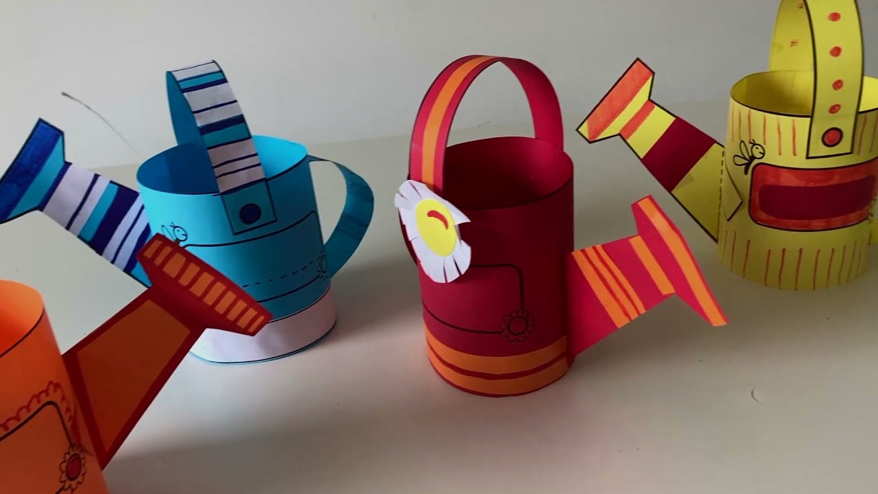 Kids Craft Kit3D Watering Can Acorn